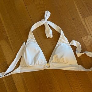michael kors white bikini top